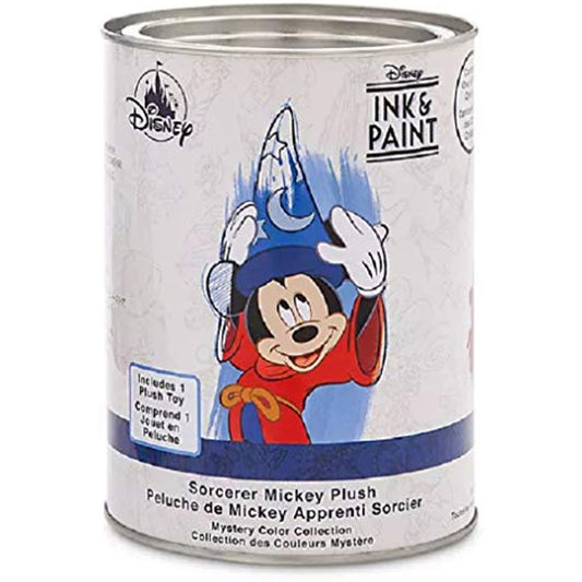 Plush Sorcerer Mickey Mouse Mystery 12" Paint Can Disney Ink & Paint