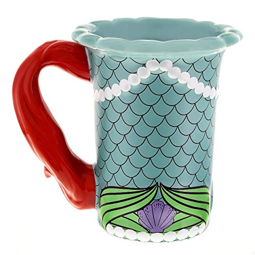 Disney Parks Ariel Little Mermaid Dress Ceramic Mug